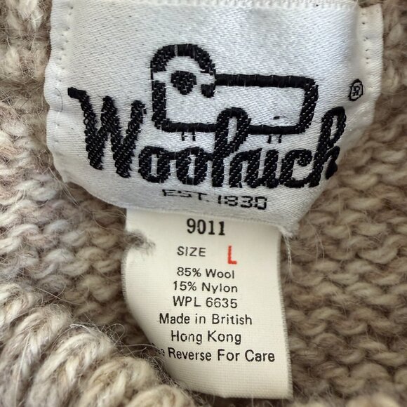 Vintage WOOLRICH Wool Fair Isle Nordic Sweater Small/Medium READ - Picture 6 of 8